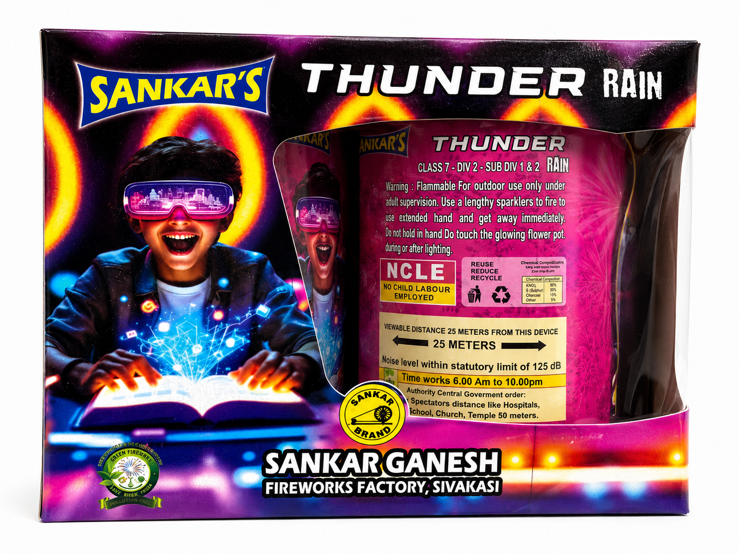 Thunder rain 2pce