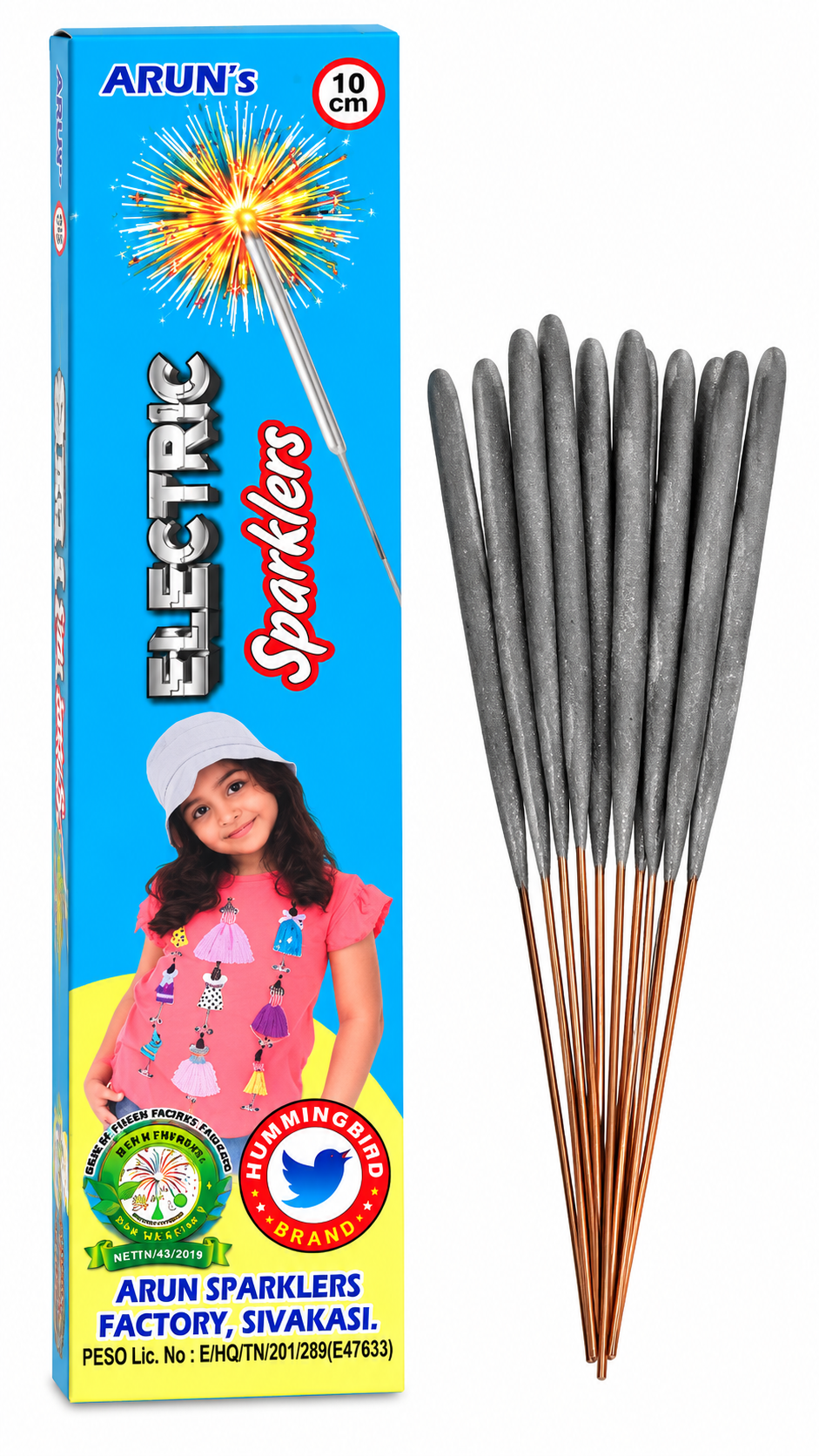 10 cm Electric Sparklers
