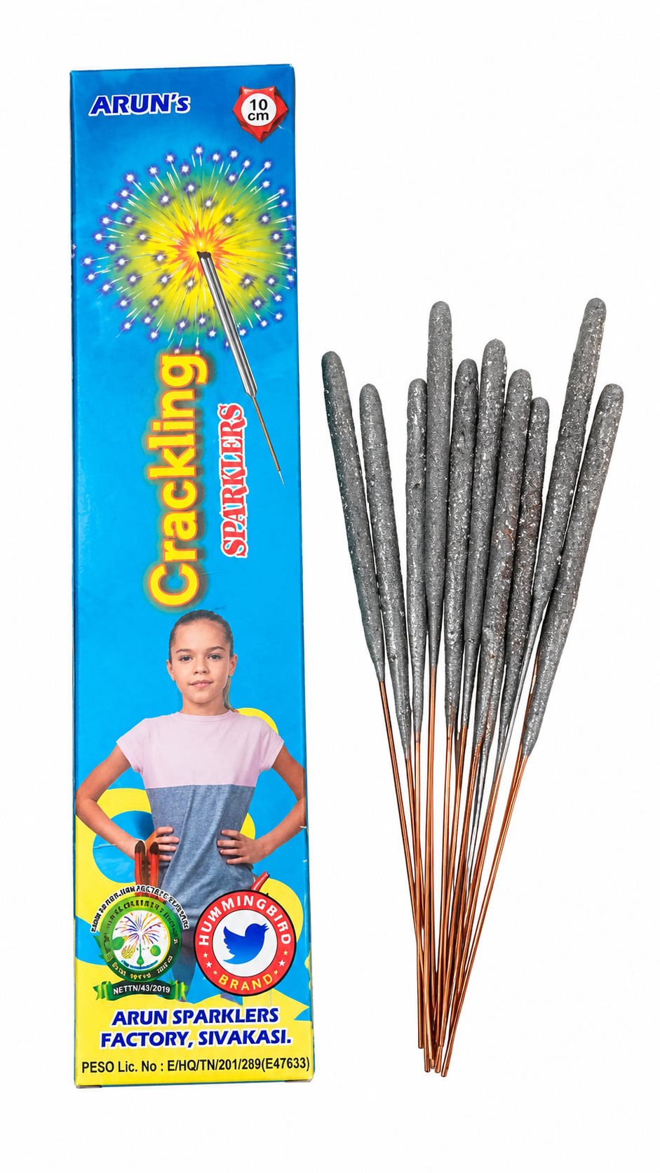 10 cm Crackling Sparklers