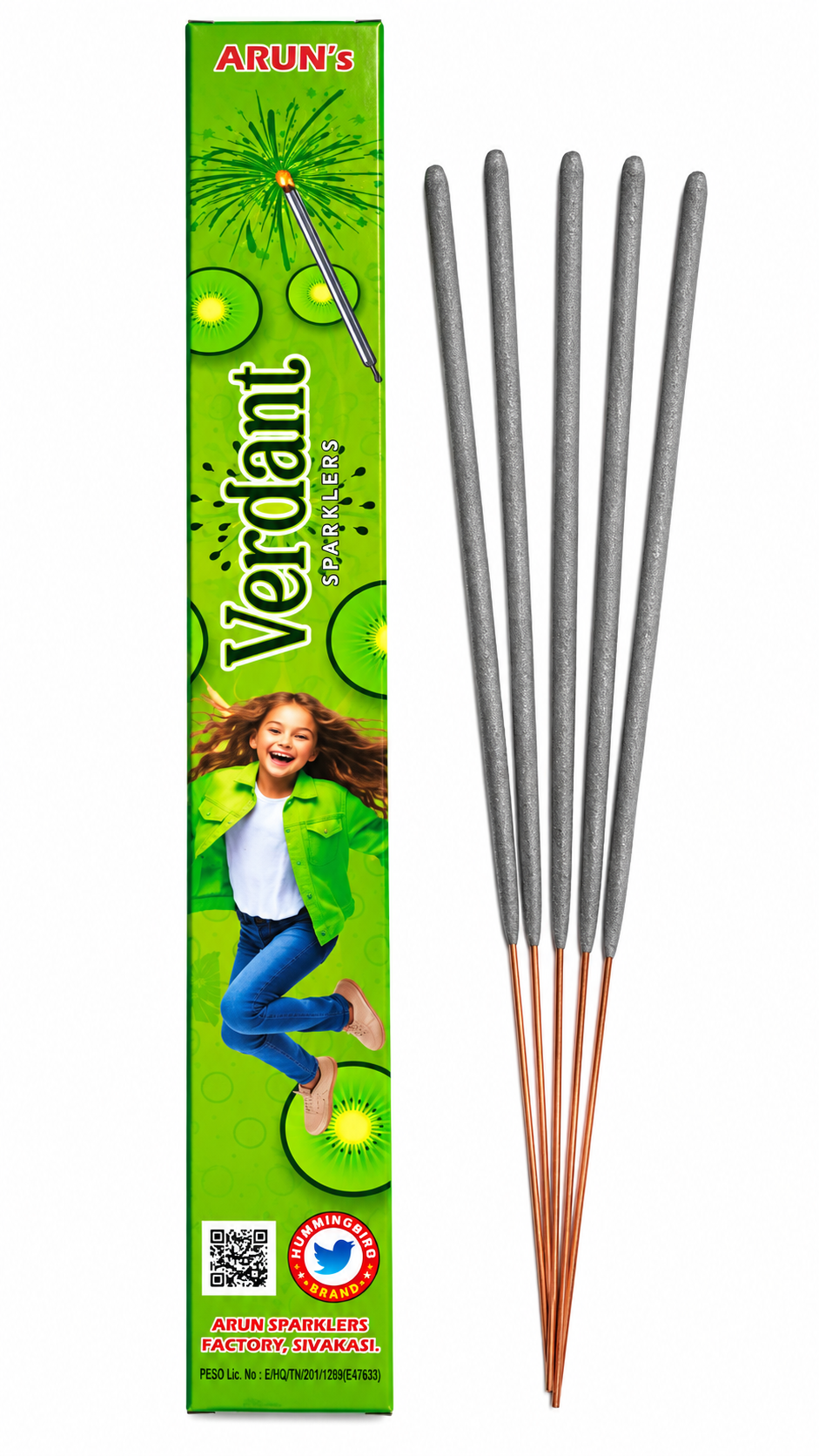 30 cm Green Sparklers