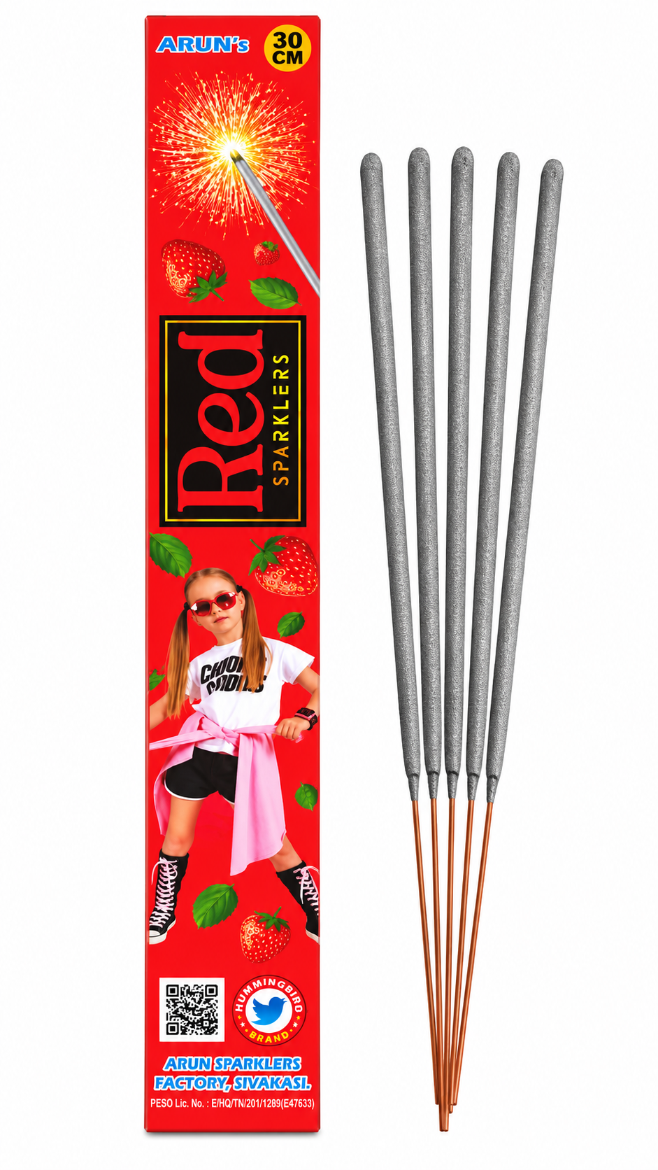 30 cm Red Sparklers